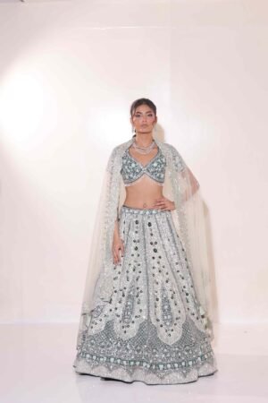 Emerald Frost Lehenga