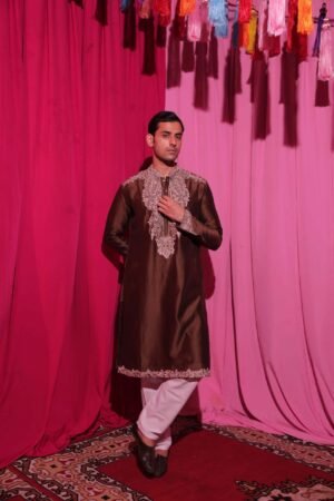 Mocha Majesty Kurta Set
