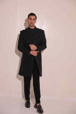 Midnight Noir Sherwani