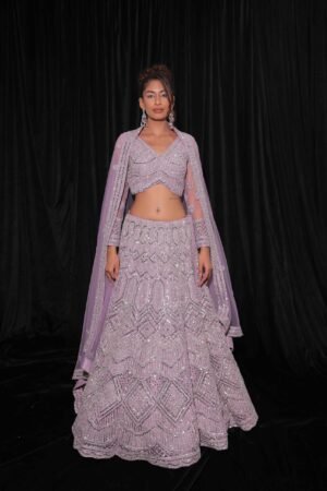 Lilac Luxe Sequin Lehenga