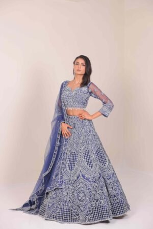 Midnight Majesty Lehenga