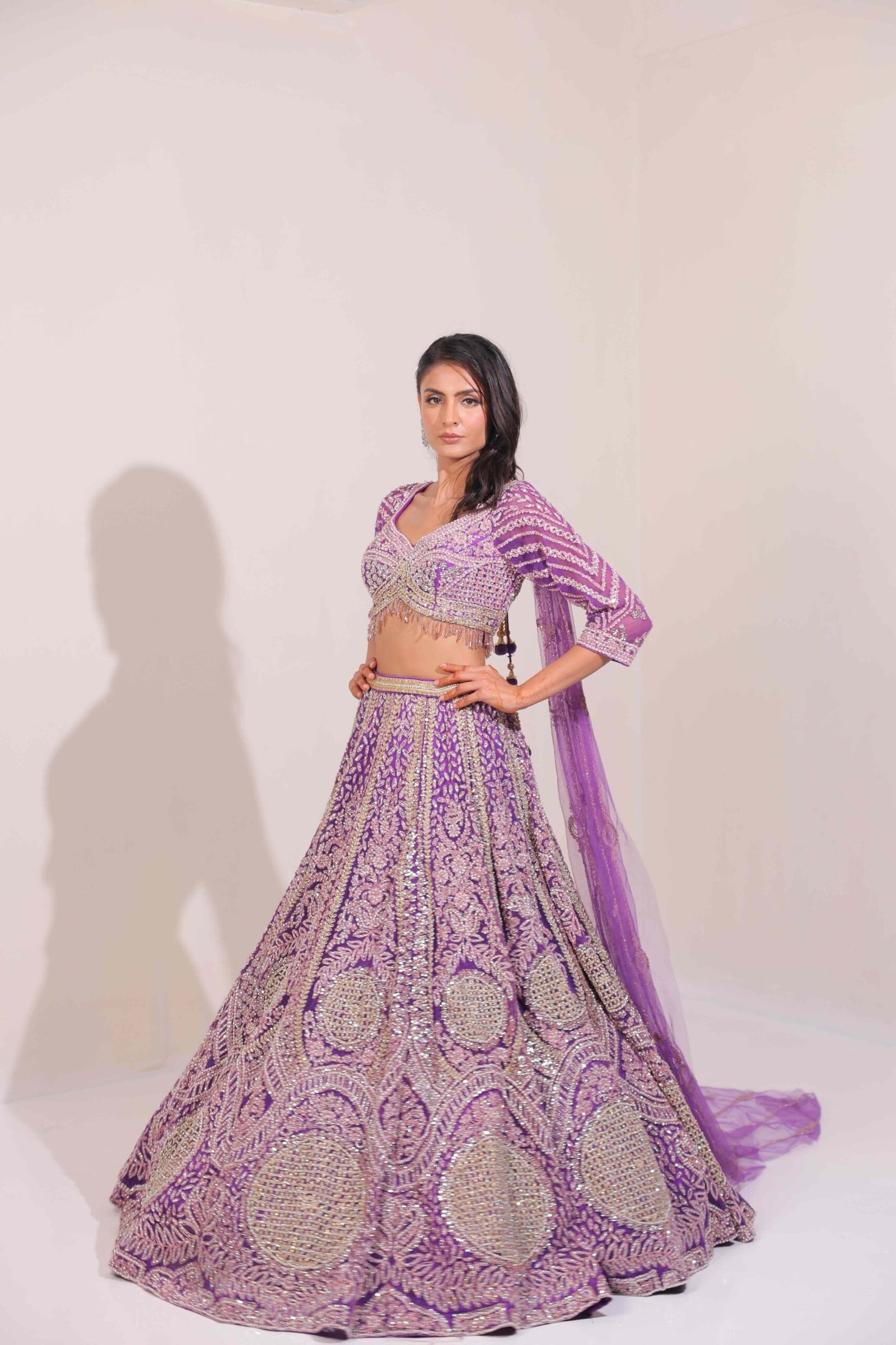 Amethyst Allure Lehenga