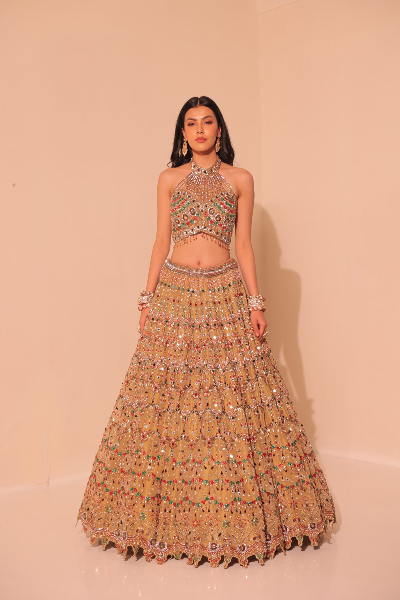 IMPERIAL GOLD LEHENGA