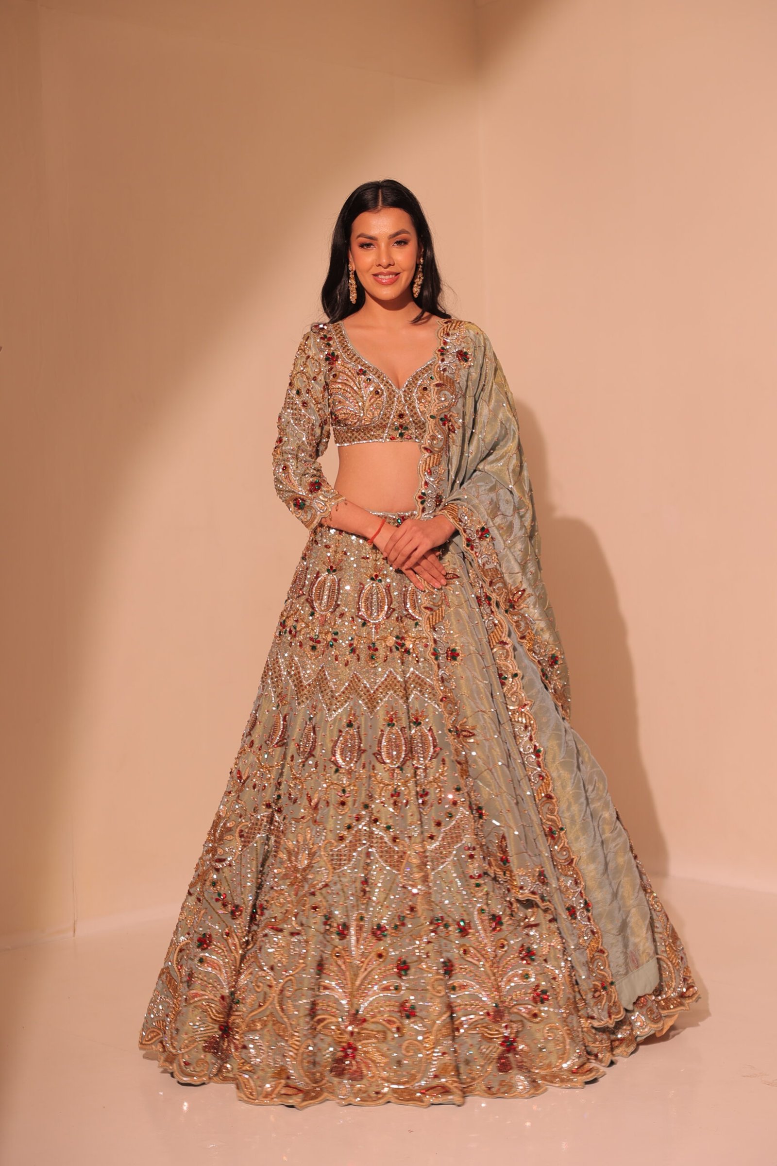 AZURE GEM LEHENGA